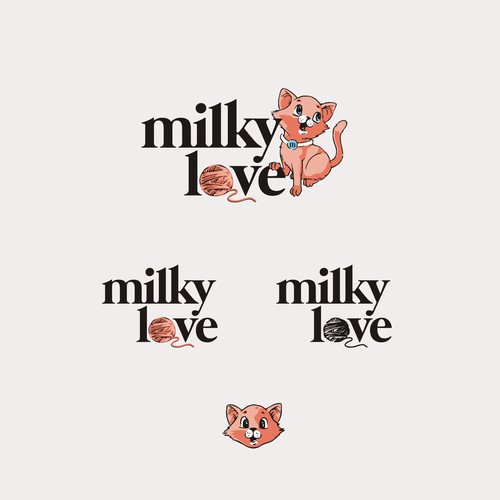 logo for milky love 
