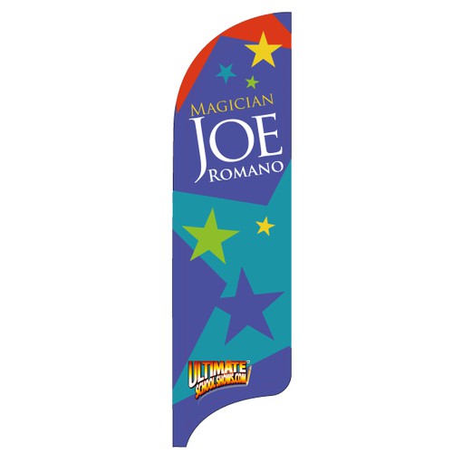 Joe Romano Feather Flag Banner