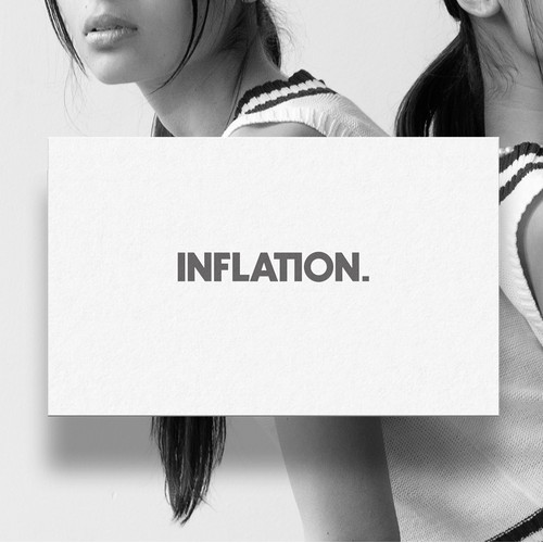 Identify design for fashion brand INFLATION.