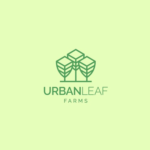 Creative logo for Urban Leaf.