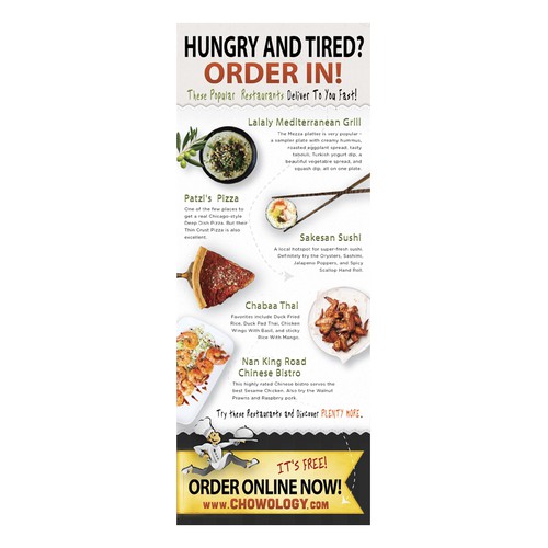 Door Hanger for Food Delivery 