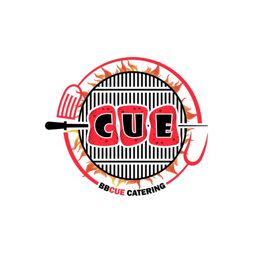 combination type logo concept for CUE