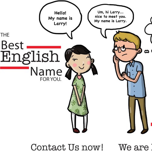Design fun quirky illustrations for the next big webiste to hit Asia! BestEnglishName.com