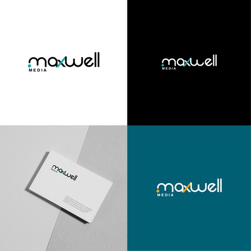 Maxwell Media Logo Design