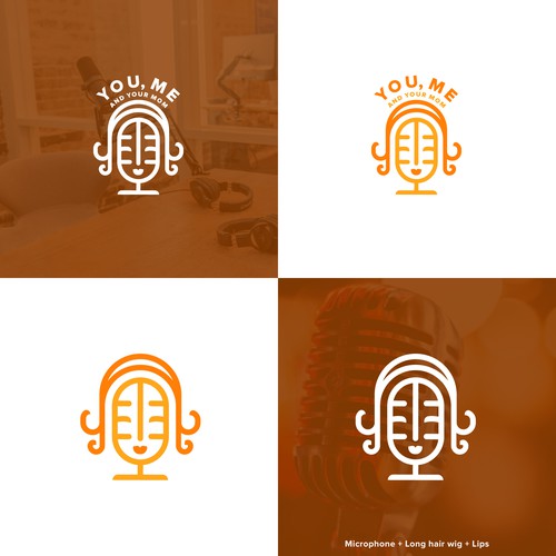 Podcast Microphone Logo