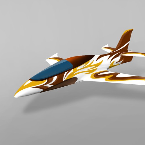 Golden eagle model plane.