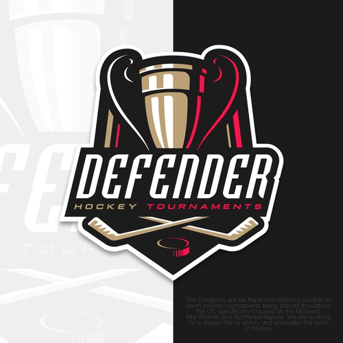 Hockey tournament logo