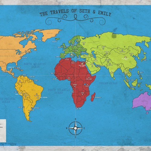 Custom World map