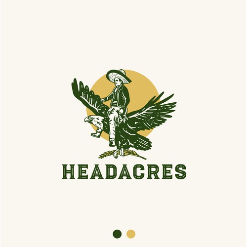 Logo for Headacres ~ family grain farm 