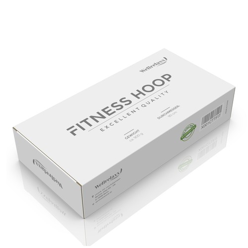 fitness hoop package design