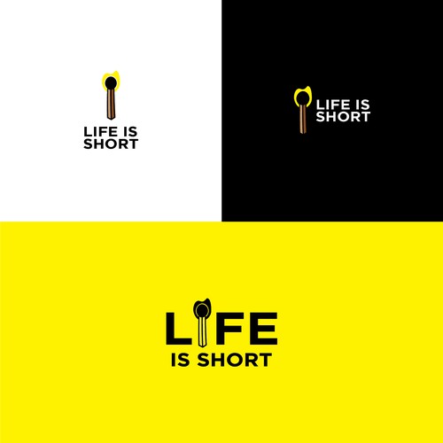 Simple but Meaningful Logo for LIFE IS SHORT!