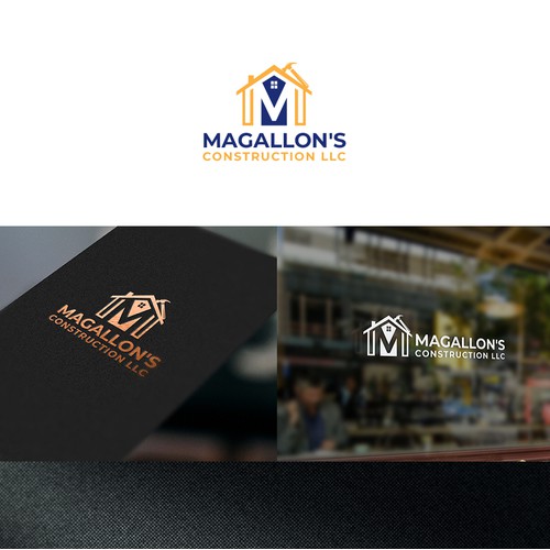 Magallon's construction LLC Logo Design