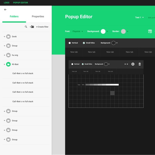 Redesign two screens by Google Material Language.