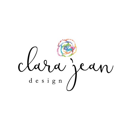 Floral logo design for jean company