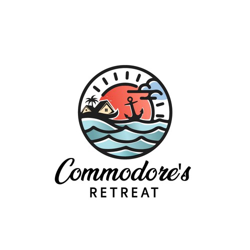 Elegant Logo Concept for "Commodore's Retreat"