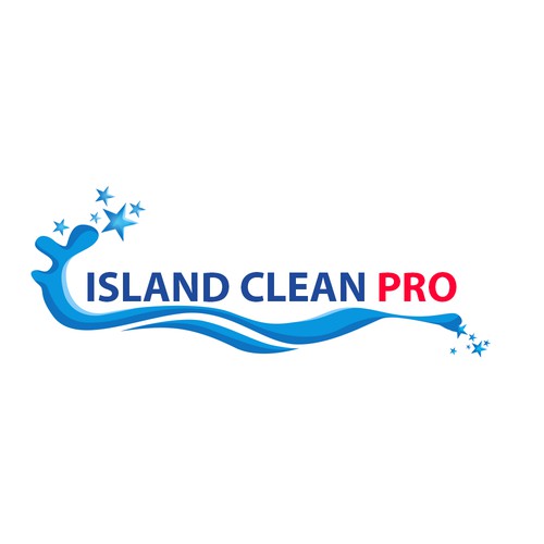 Island clean pro logo