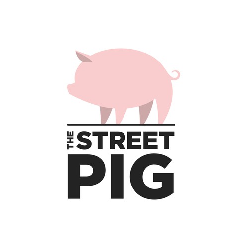 A logo for a street food company. 