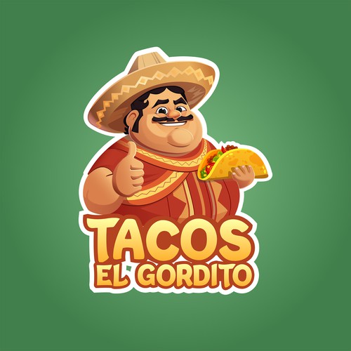 Logo design for "Tacos El Gordito"