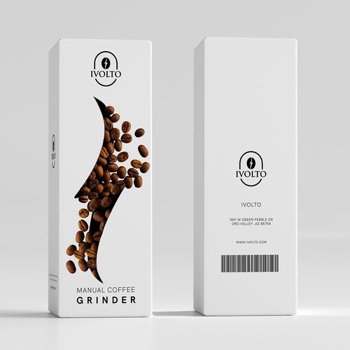Packaging for a coffee retail brand