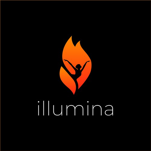 İllumina fire&girl logo design for dance