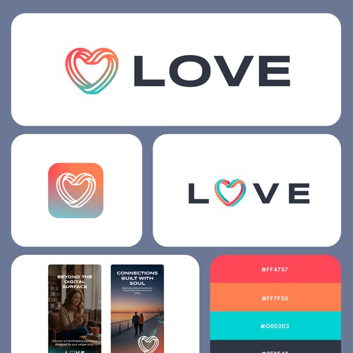 Logo for AI matchmaking app