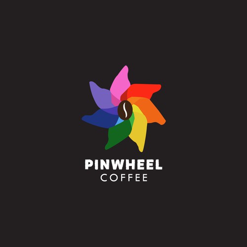 Pinwheel Coffee Logo Entry