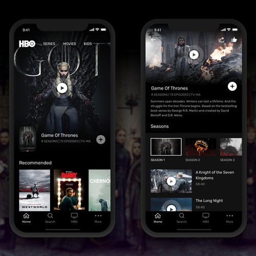 HBO Redesign | UX & UI