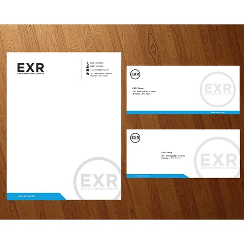 Stationery for a major brokerage