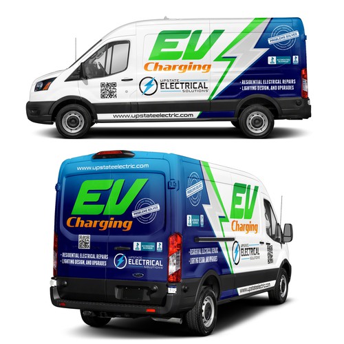 EV Charging Van wrap