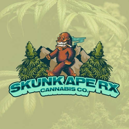 SKUNK APE RX LOGO DESIGN