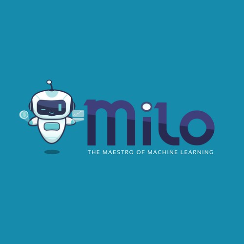Milo Character logo robot