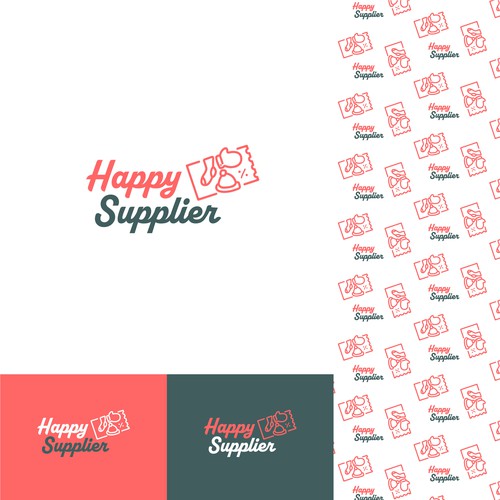 Logo design for Happy Supplier brand