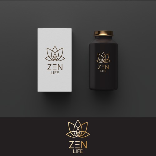 Product and logo design example for Zen Life