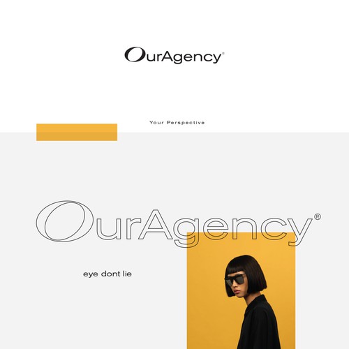 Typographic Logo and Visual Identity Design For Eyewear Brand