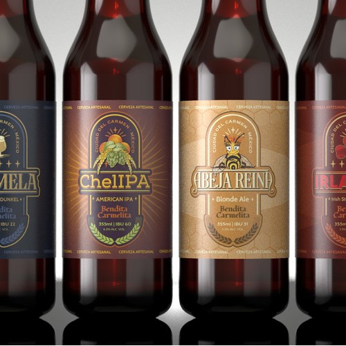 Label Design for endita Carmelita