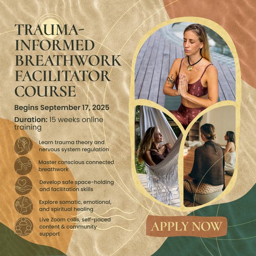 Trauma-Informed Breathwork Facilitator Course Flyer