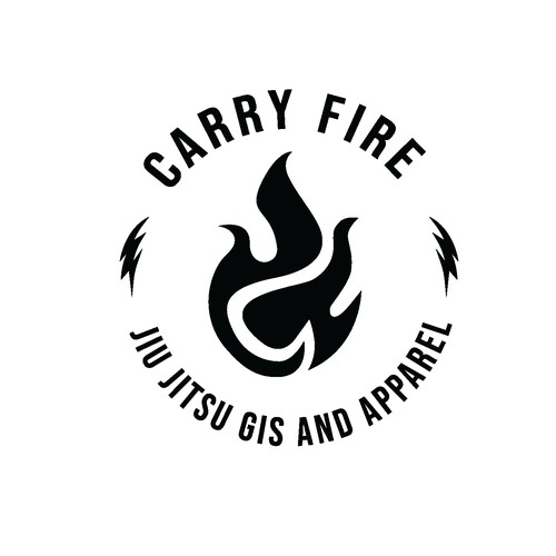 Fire flare logo with C + F on another way