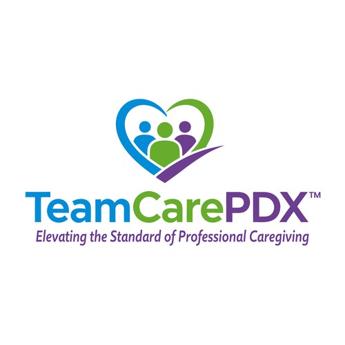 TeamCarePDX — Professional Caregiving & Healthcare Logo