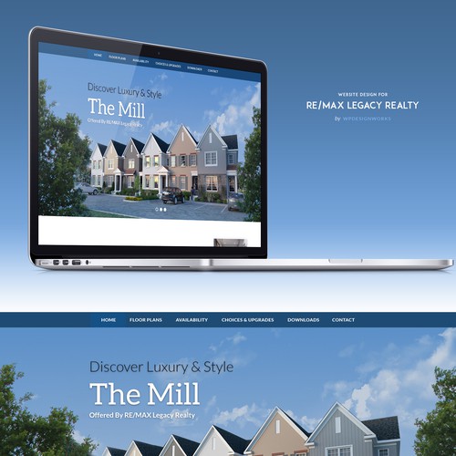 Web design for real estate firm