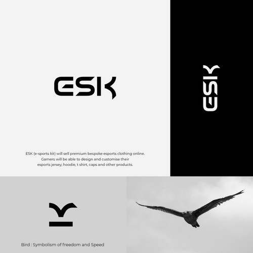 ESK - Esports Clothing Brand Logo