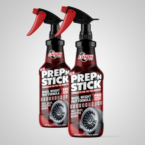 Label design - Prep n Stick