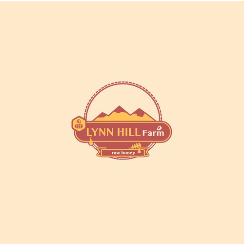 logo concept for local raw honey