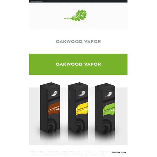 Create a logo & label design for e-juice flavoring by Oakwood Vapor