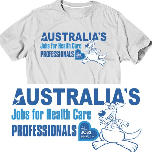 t-shirt design for All Jobs Health