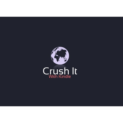 Create the next logo for CRUSH IT WITH KINDLE