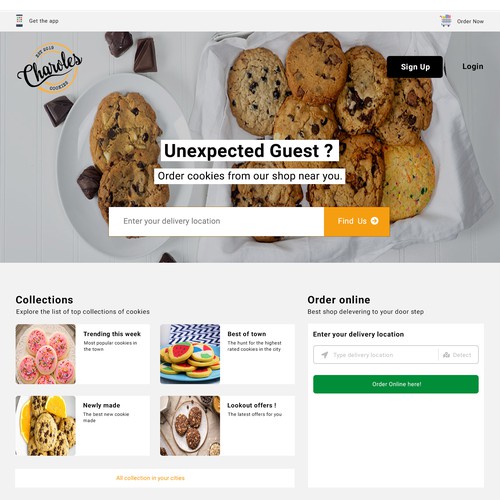 Cookies Shop online order