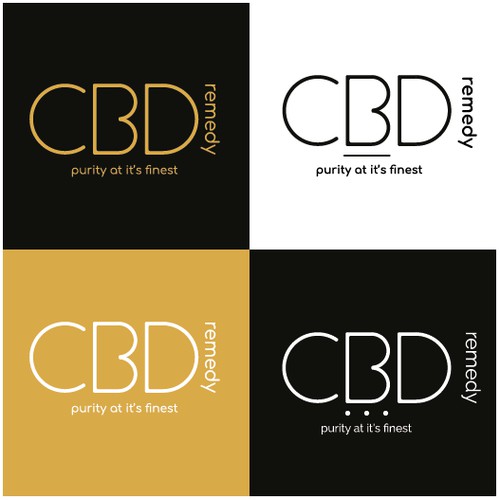 CBD remedy Logo Design