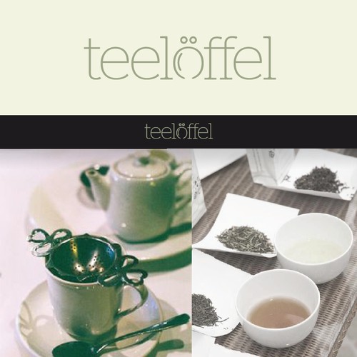 Create a logo for our teashop called "teelöffel / tee spoon"