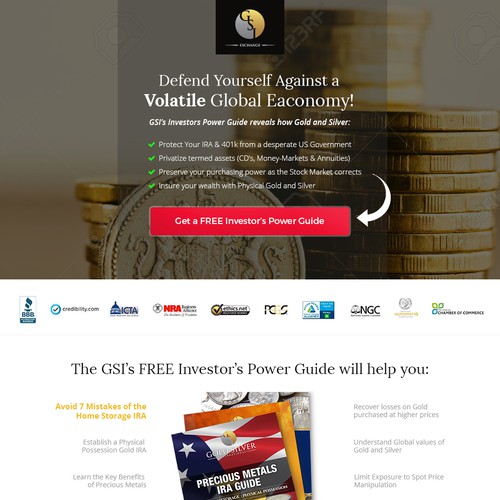 Landing Page Design for - GSI Exchange