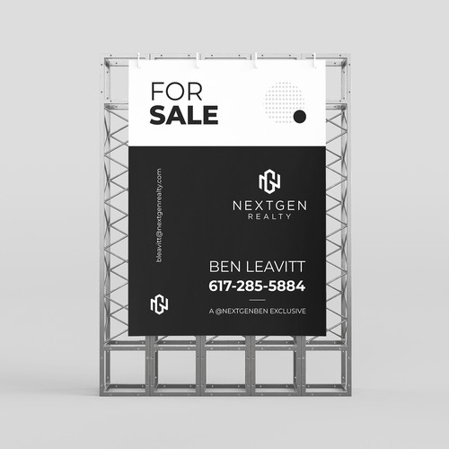 Modern look Real Estate Sign Design